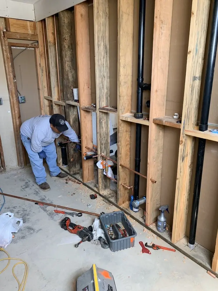 Commercial rough-in plumbing for Trenchless Sewer Repair in Rockport